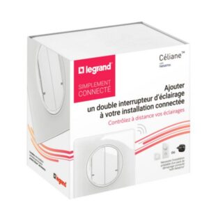 Interrupteur double connecté (2 circuits) — Élégance